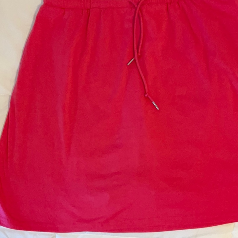 Pink cotton skort